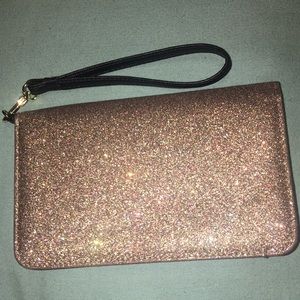 Betsy Johnson Glitter Wristlet